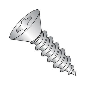 NEW 18-8 Stainless Steel Screw #7-19 Thread Size, 3/4" Length (Pack of 100)